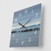 Wolke an der Whitefish Bay Wall Uhr (Winkel)