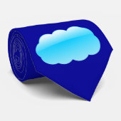 Wolke basierte Symbol Krawatte (Gerollt)