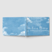 Wolke blauer Himmel im liebenden Speicher Gästebuch (Voll)