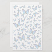 Wolke der blauen Schmetterlinge Briefpapier (Vorne/Hinten)