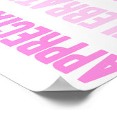 Wolke des Internationalen Frauentags Poster (Ecke)