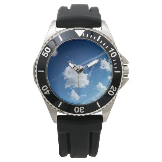 Wolke im Licht Armbanduhr (Vorderseite)