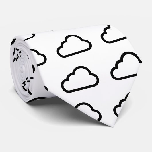 Wolke Krawatte (Gerollt)