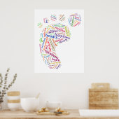 Wolke Poster (Küche)