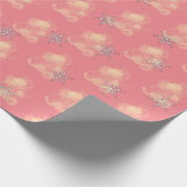 Wolke, Schneeflocken Geschenkpapier (Ecke)