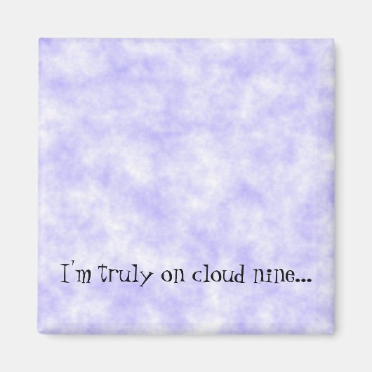 Wolke Sieben Zitat Magnet (Vorne)