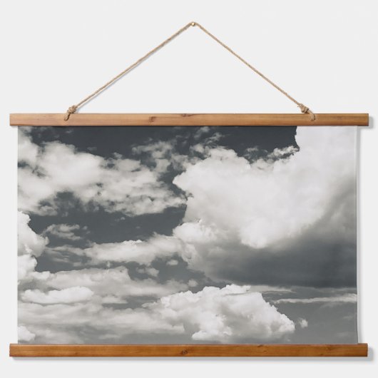 Wolke über Arizona Wandteppich Mit Holzrahmen (Vorne)