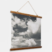 Wolke über Arizona Wandteppich Mit Holzrahmen (Gewinkelt)