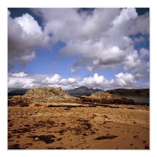 Wolke über Blabheinn Insel Skye Schottland Fotodruck (Vorne)
