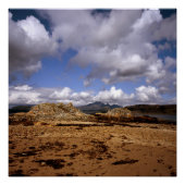 Wolke über Blabheinn Insel Skye Schottland Poster (Vorderseite)