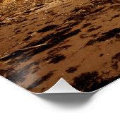 Wolke über Blabheinn Insel Skye Schottland Poster (Ecke)