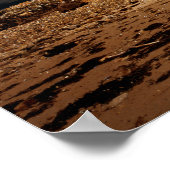 Wolke über Blabheinn Insel Skye Schottland Poster (Ecke)