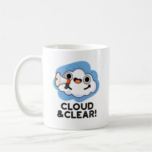 Wolke und klarer, sonniger Wetterpuff Kaffeetasse
