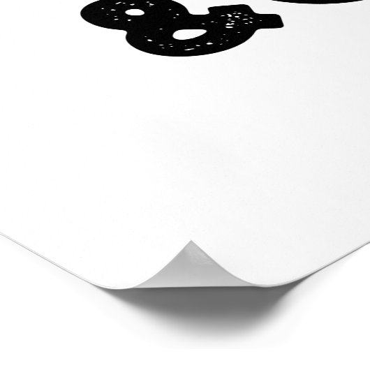 Wolke und klarer, sonniger Wetterpuff Poster (Ecke)