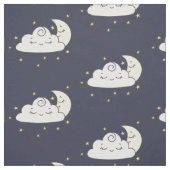 Wolke und Mond Stoff (Muster)