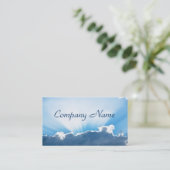 Wolke und Sun-Visitenkarte Visitenkarte (Stehend Vorderseite)