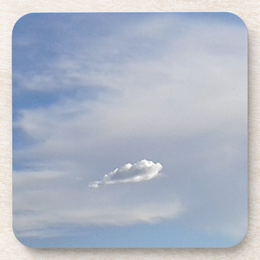 Wolke und Wolke Getränkeuntersetzer (Vorderseite)