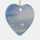 Wolke und Wolke Keramik Ornament (Rechts)