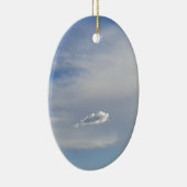 Wolke und Wolke Keramik Ornament (Rechts)