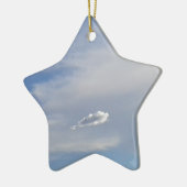 Wolke und Wolke Keramikornament (Links)