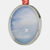 Wolke und Wolke Ornament Aus Metall (Links)