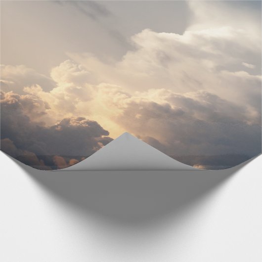 Wolke unter Kopf Wolke Himmel Sturmwolken Wolken Geschenkpapier (Ecke)