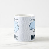 Wolke verspottet Menschen-Form-lustigen Cartoon Verwandlungstasse (Mittel)