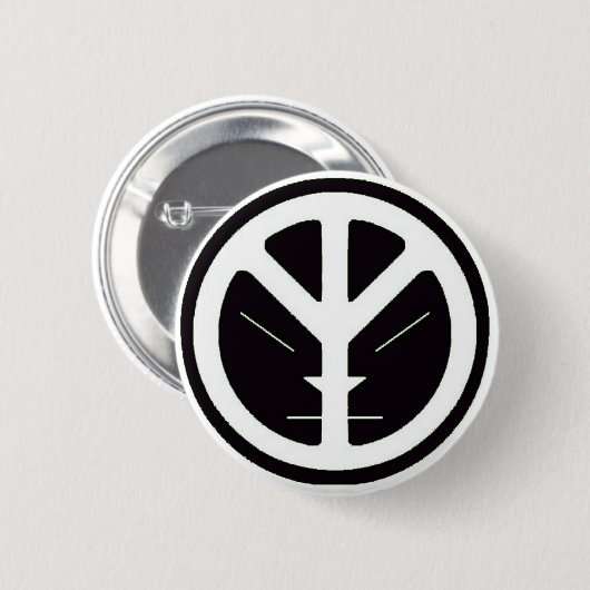 Wolke XI FRIEDENSknopf Button (Vorne & Hinten)