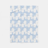 Wolken 3D Fleecedecke (Vorderseite)