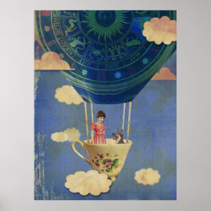 Wolken abprallen poster