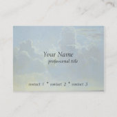 Wolken, allgemein visitenkarte (Rückseite)