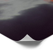 Wolken am Feuer Poster (Ecke)