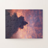 Wolken am Himmel bei Sonnenuntergang Puzzle (Horizontal)