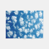 Wolken am Himmel Muster Fleecedecke (Vorderseite (Horizontal))