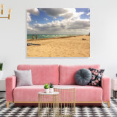 Wolken am Hollywood Beach Leinwanddruck (Insitu (Wohnzimmer))