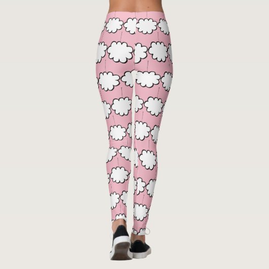 Wolken an Strings Leggings (Rückseite)