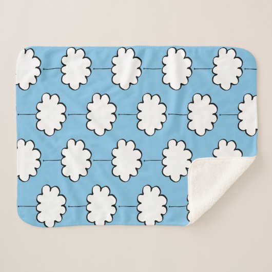 Wolken an Strings Sherpadecke (Vorderseite (Horizontal))