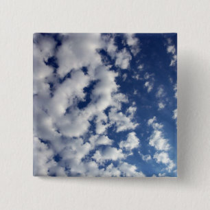 Wolken auf blauem Himmel Button