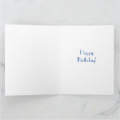 Wolken auf blauem Himmel Karte (Innenseite)