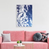 Wolken auf blauem Himmel Leinwanddruck (Insitu (Wohnzimmer))