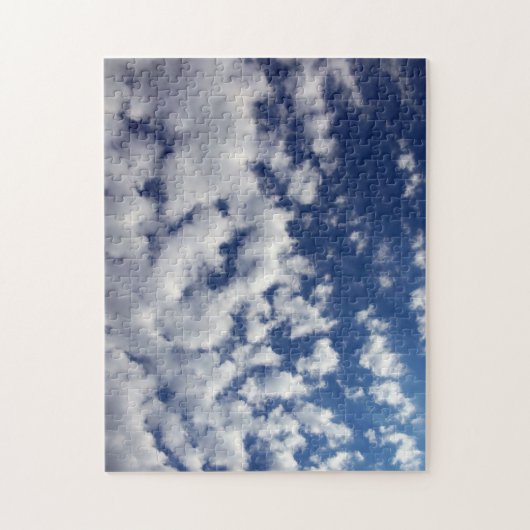 Wolken auf blauem Himmel Puzzle (Vertikal)
