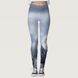 Wolken auf dem Berg Storžič, Slowenien Leggings