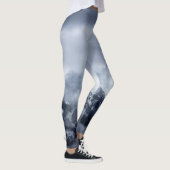 Wolken auf dem Berg Storžič, Slowenien Leggings (Rechts)