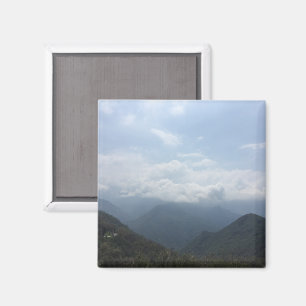 Wolken auf dem Hügel Himmel Blaue Farbe Fotografie Magnet
