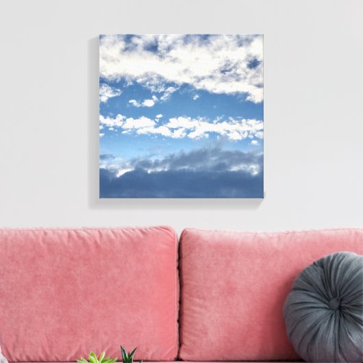 Wolken auf der Leinwand Mauer Kunst (Insitu (Wohnzimmer))