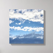 Wolken auf der Leinwand Mauer Kunst (Vorderseite)