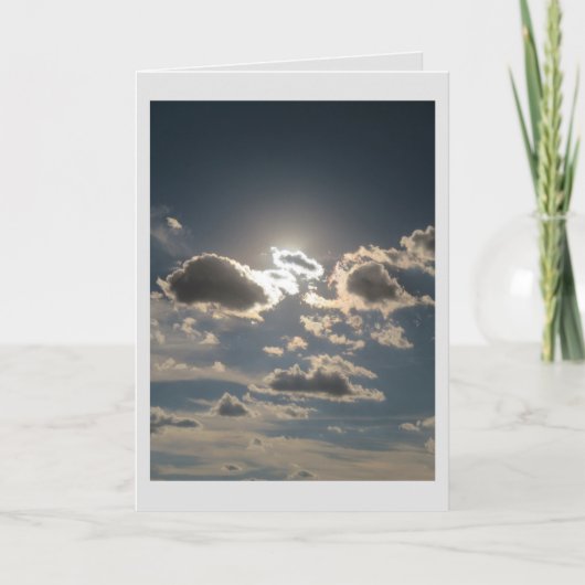 Wolken aus Beileid Karte (Vorderseite)