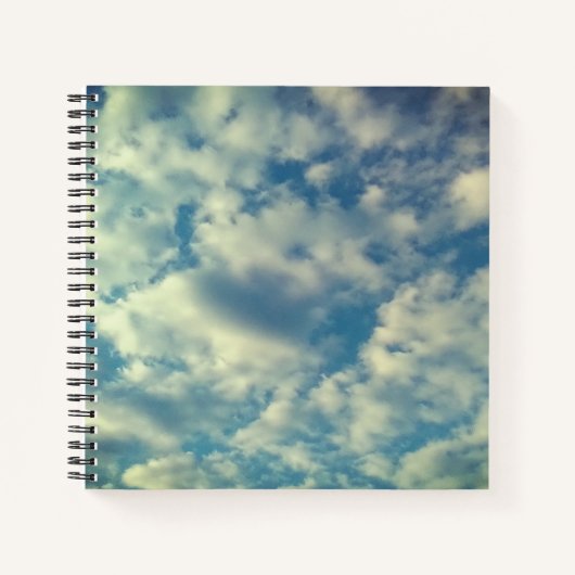 Wolken ausbreiten notizblock (Vorderseite)