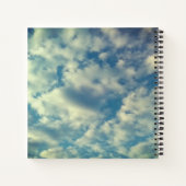 Wolken ausbreiten notizblock (Rückseite)