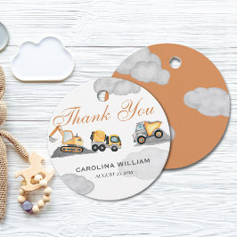 Wolken Baby im Bau Babydusche Geschenkanhänger